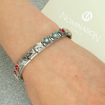 Charms NOMINATION Rozgwiazda z czerwonym koralem Silver 925 red.jpg